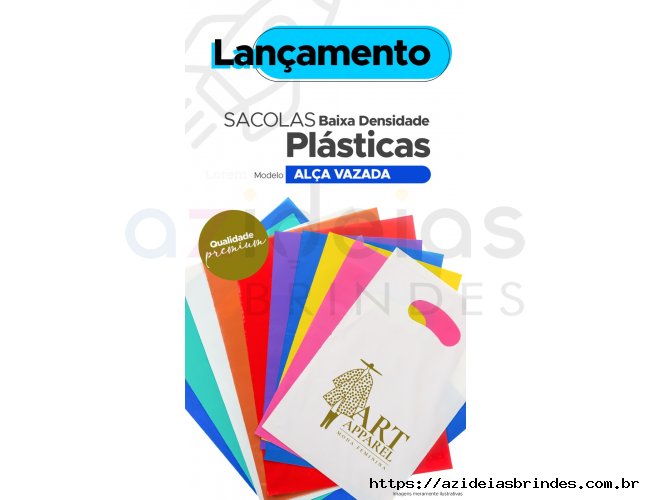 SACOLA PL�STICA AL�A VAZADA