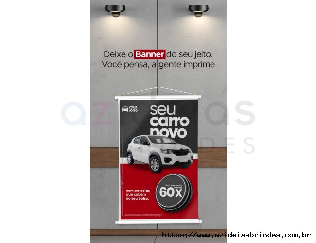 BANNER EM TECIDO